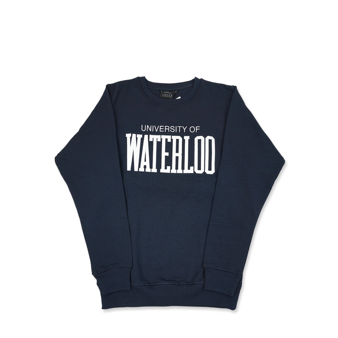 Picture of UWaterloo Essentials Twill Crewneck - Dark Blue
