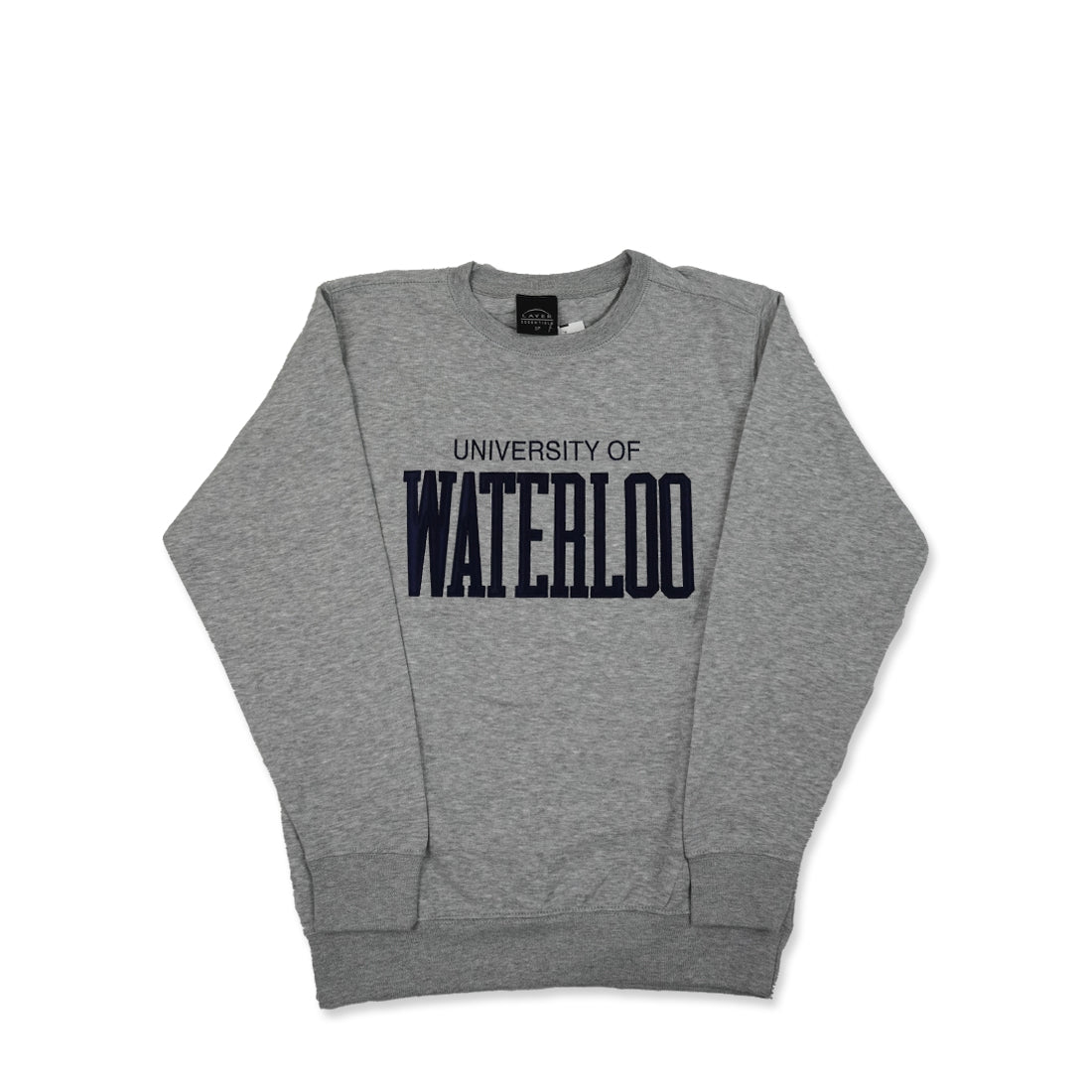 Picture of UWaterloo Essentials Twill Crewneck - Grey