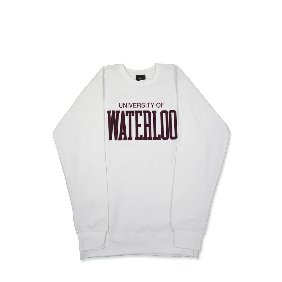 Picture of UWaterloo Essentials Twill Crewneck - White