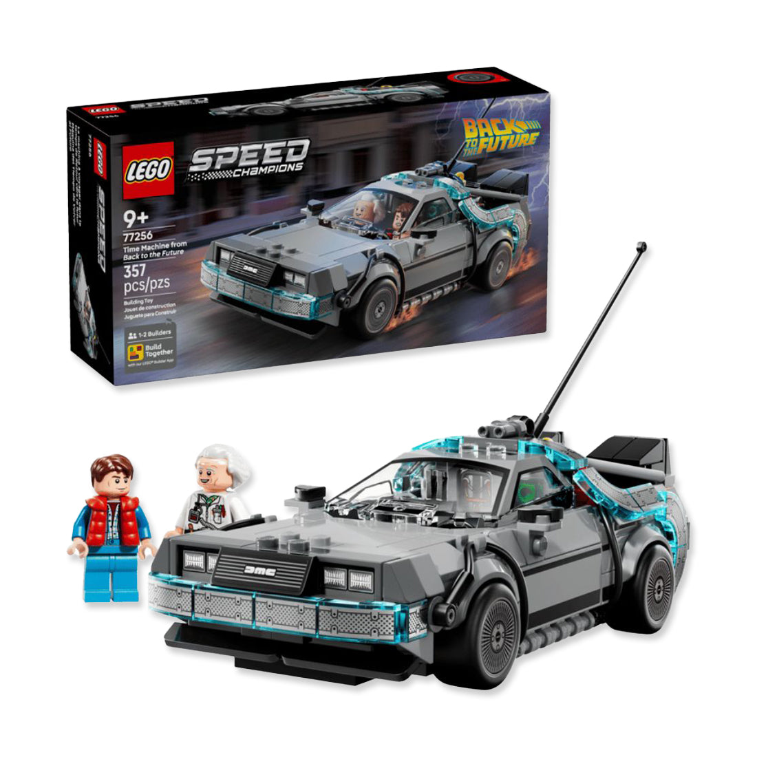 Picture of LEGO Time Machine from Back to the Future