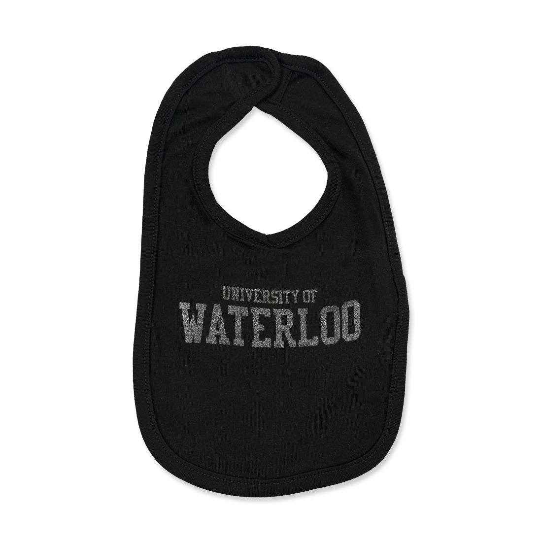 Picture of UWaterloo Baby Bib - Black