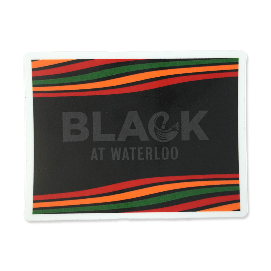 Picture of Black at Waterloo Sticker
