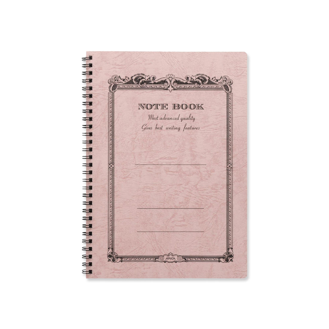 Picture of Apica C. D. Twin Ring A5 Notebook - Peach