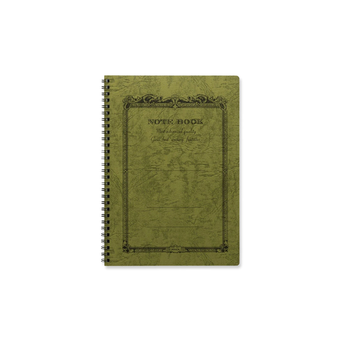 Picture of Apica C. D. Twin Ring A6 Notebook - Olive