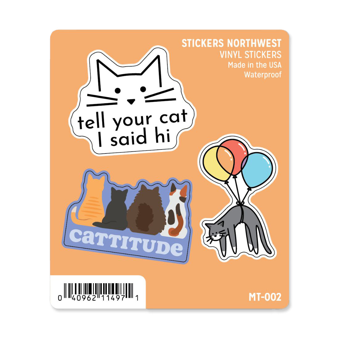 Picture of Mini Trio Stickers - CatLover