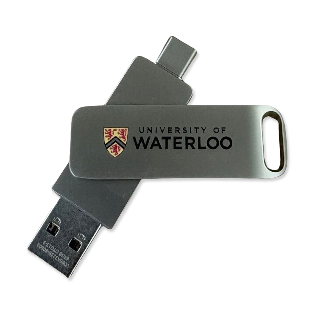 Picture of UWaterloo 64 GB Flash Drive USB A + USB C
