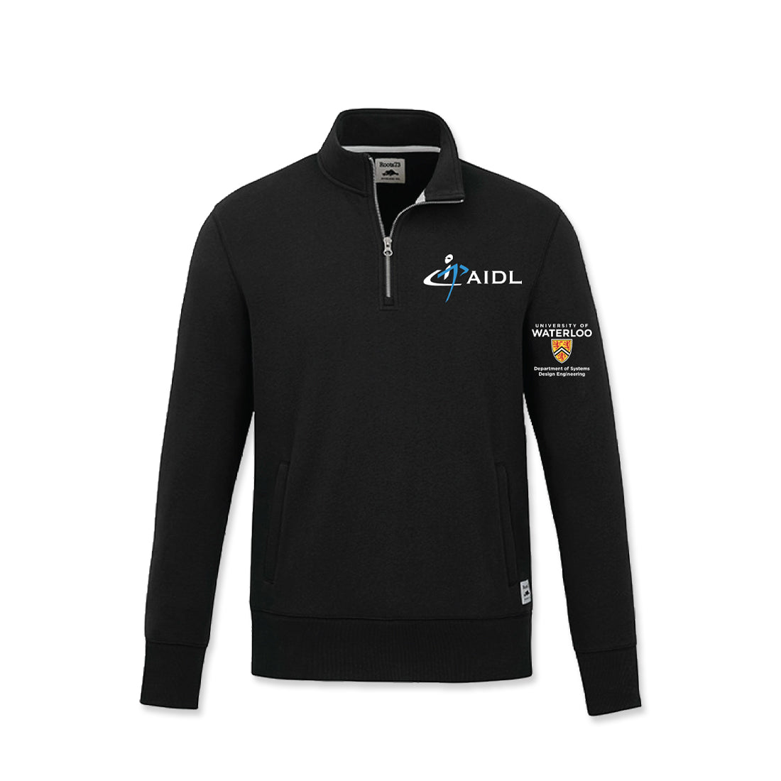 Picture of Advanced Interface Design Lab (AIDL) Quarter-Zip Unisex Fit - Black