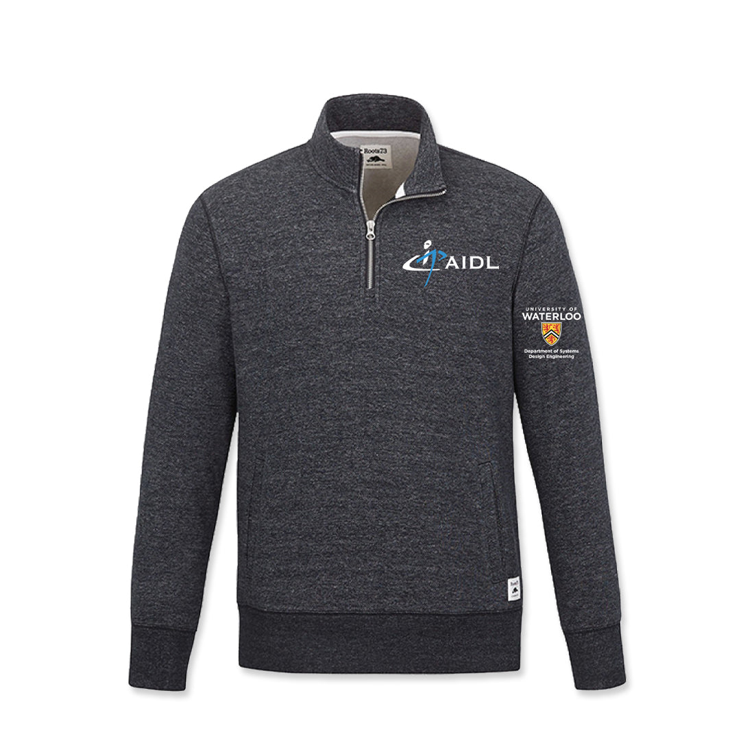 Picture of Advanced Interface Design Lab (AIDL) Quarter-Zip Unisex Fit - Black