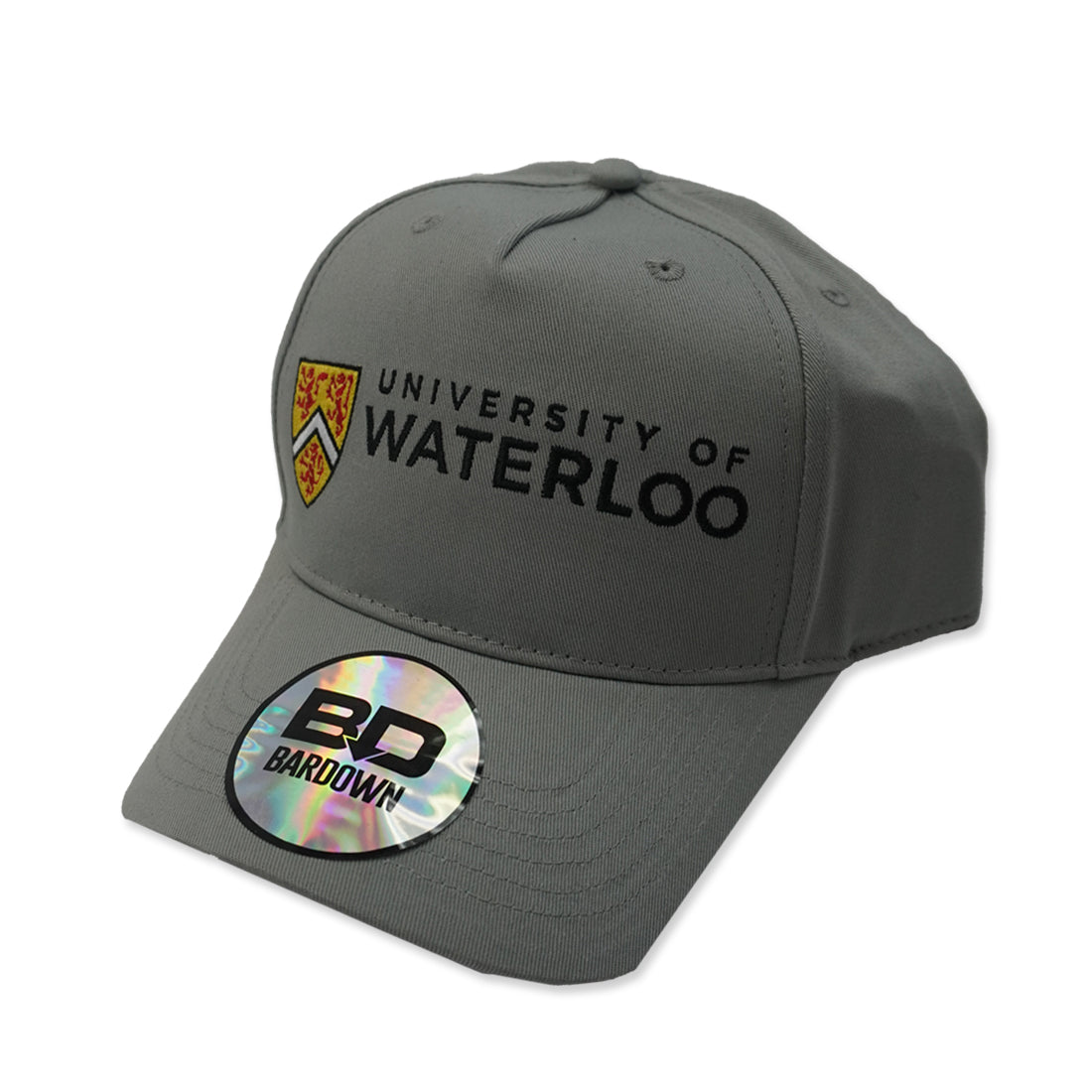 Picture of UWaterloo Bardown Horizontal Logo Hat - Grey