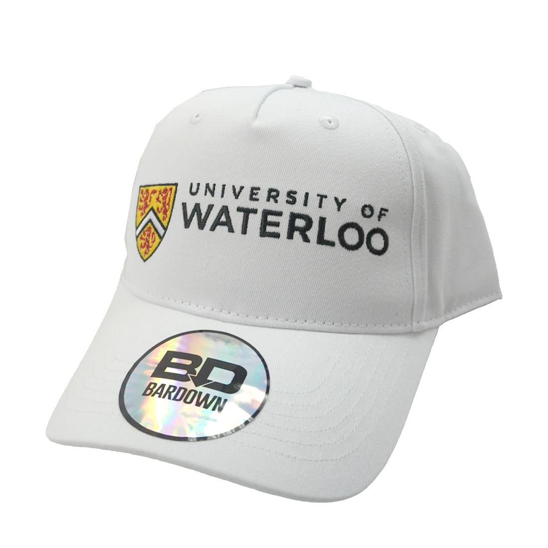 Picture of UWaterloo Bardown Horizontal Logo Hat - White