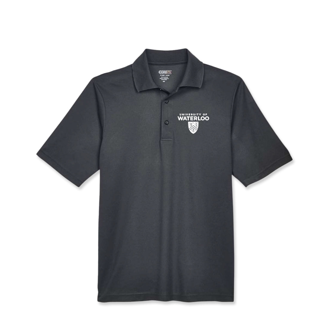 Picture of UWaterloo Unisex Staff Polo - Carbon