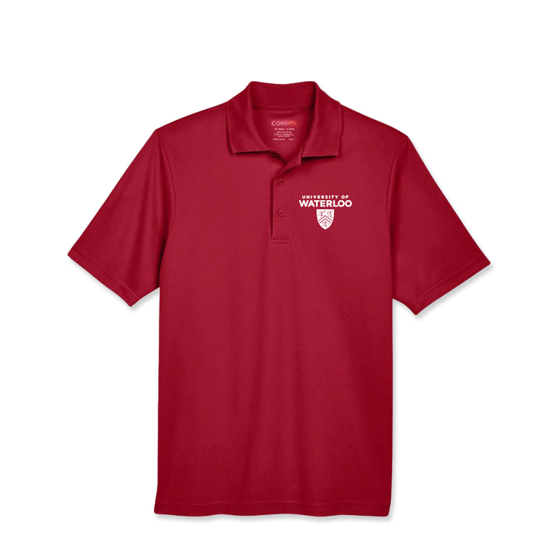 Picture of UWaterloo Unisex Staff Polo - Red