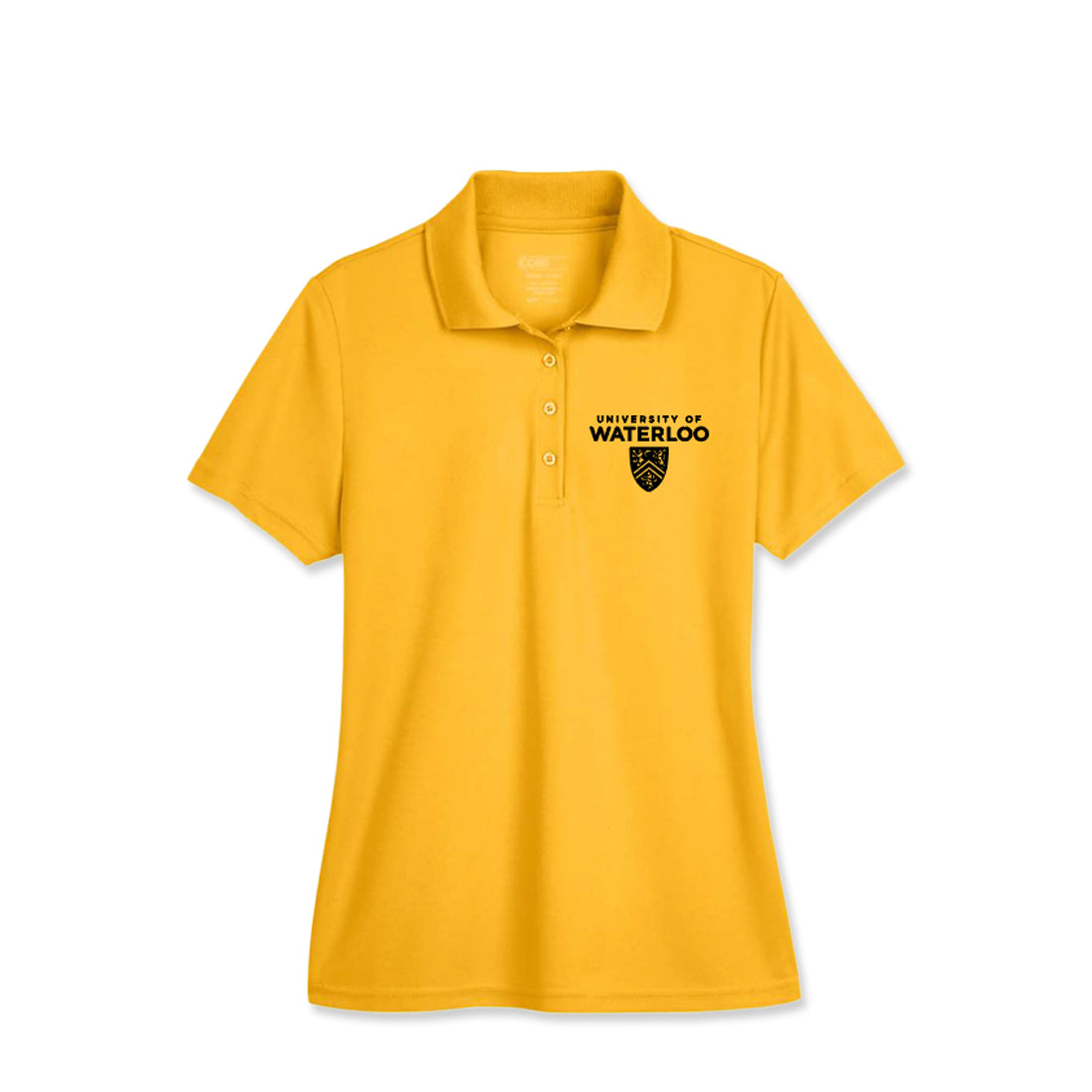 Picture of UWaterloo Ladies Staff Polo - Gold