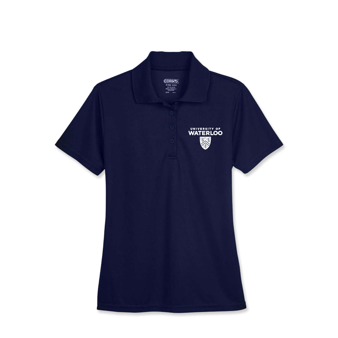 Picture of UWaterloo Ladies Staff Polo - Navy