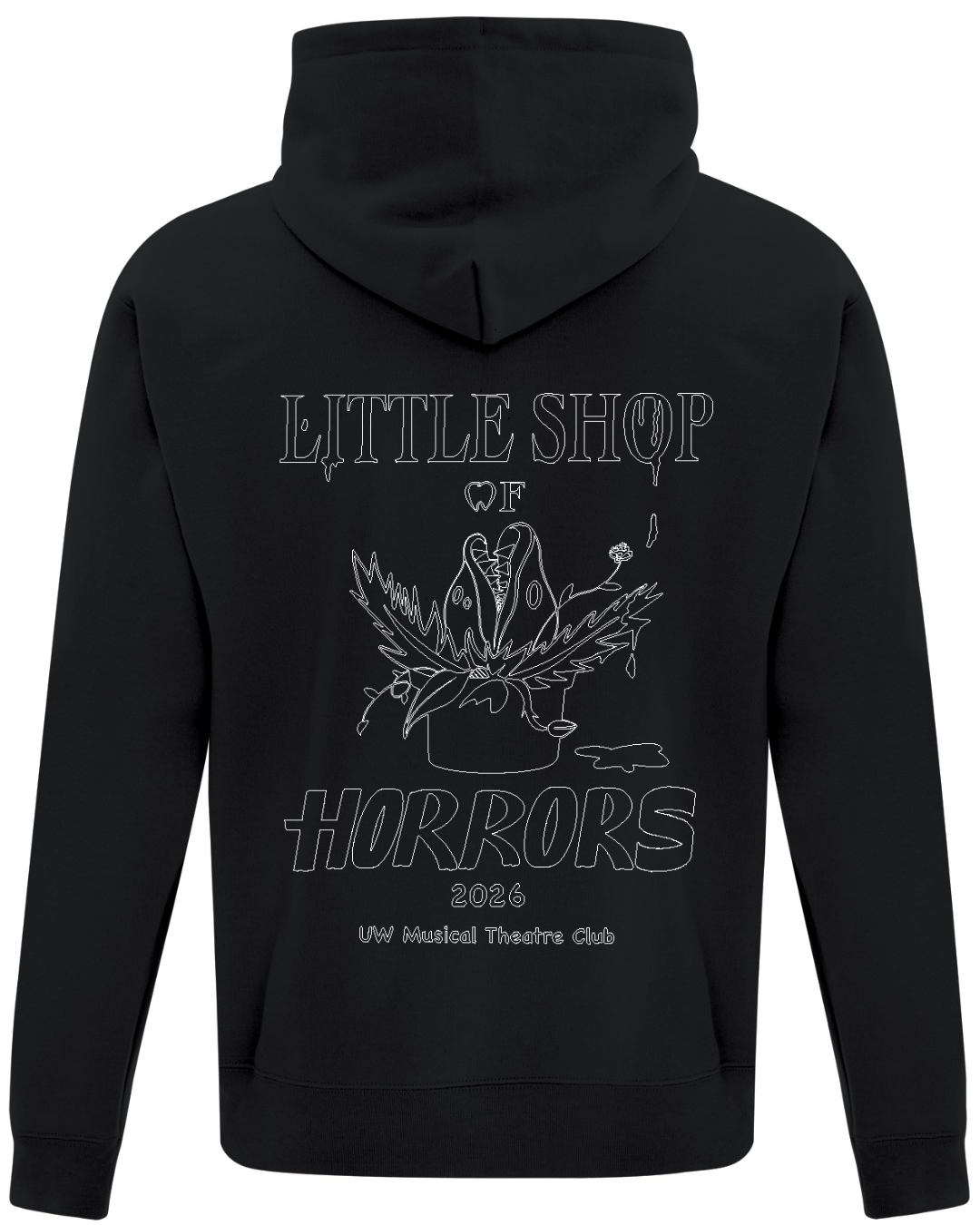 UW Musical Theatre Club Hoodies - No Sleeve Personalization