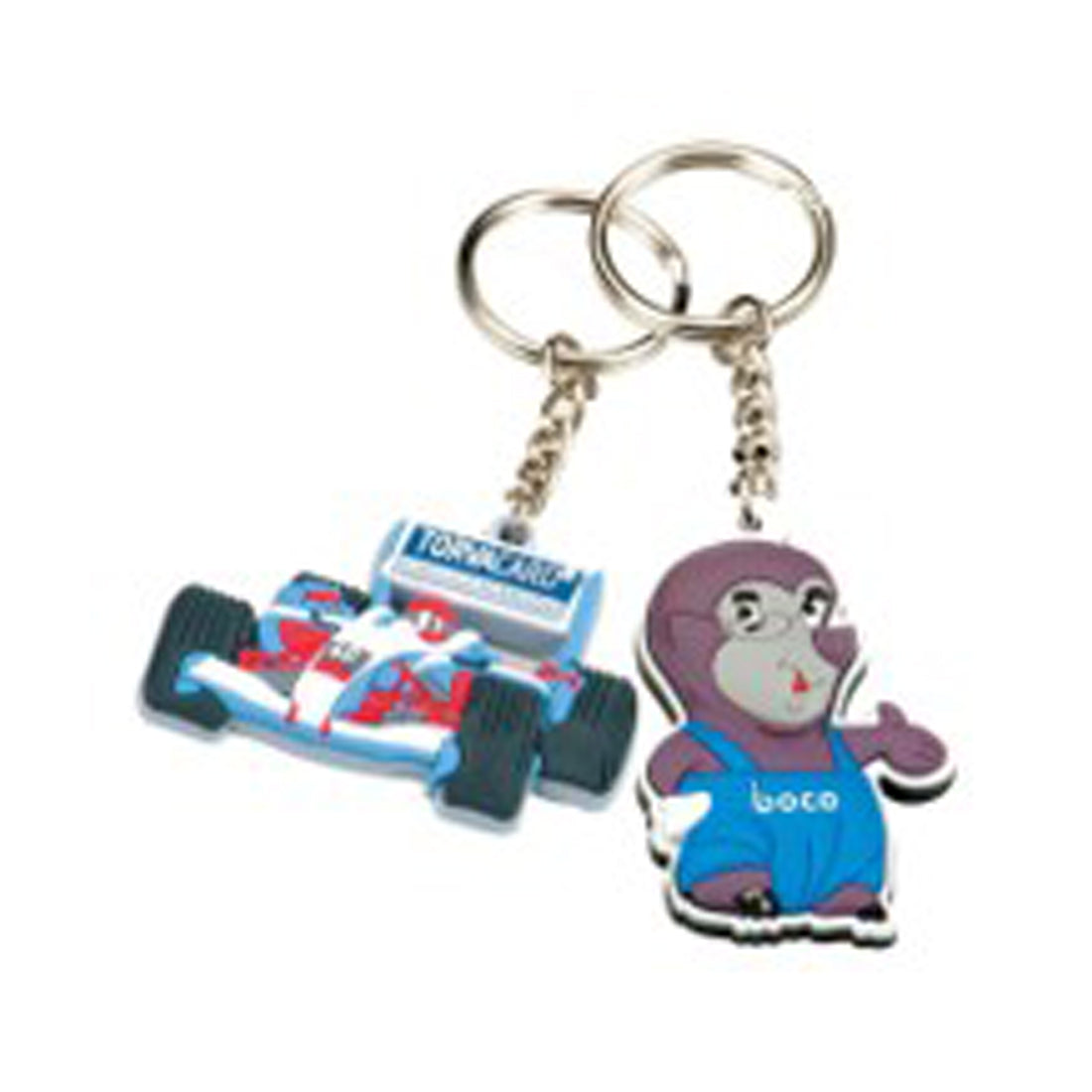 Custom Shaped PVC Keychain