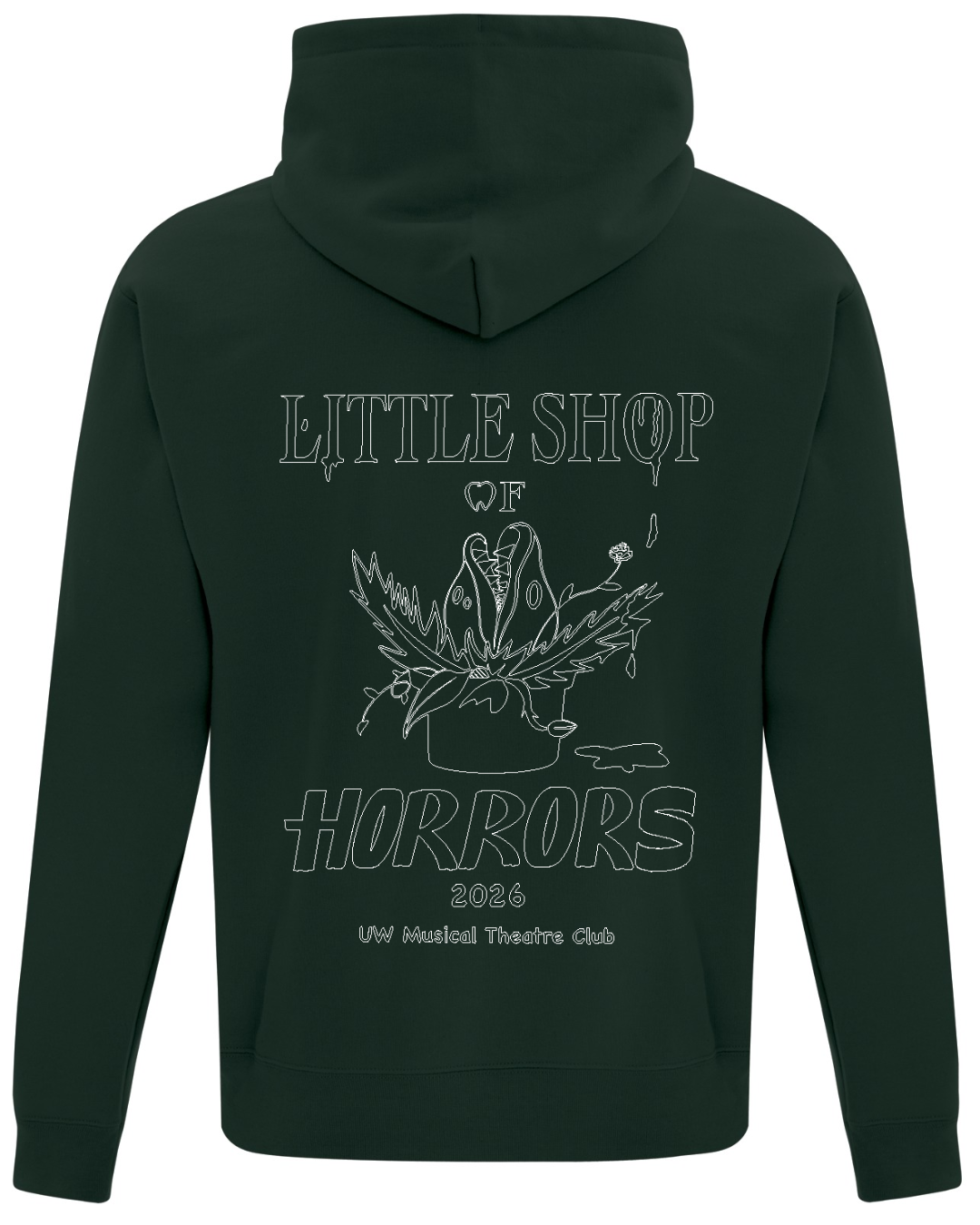 UW Musical Theatre Club Hoodies - No Sleeve Personalization