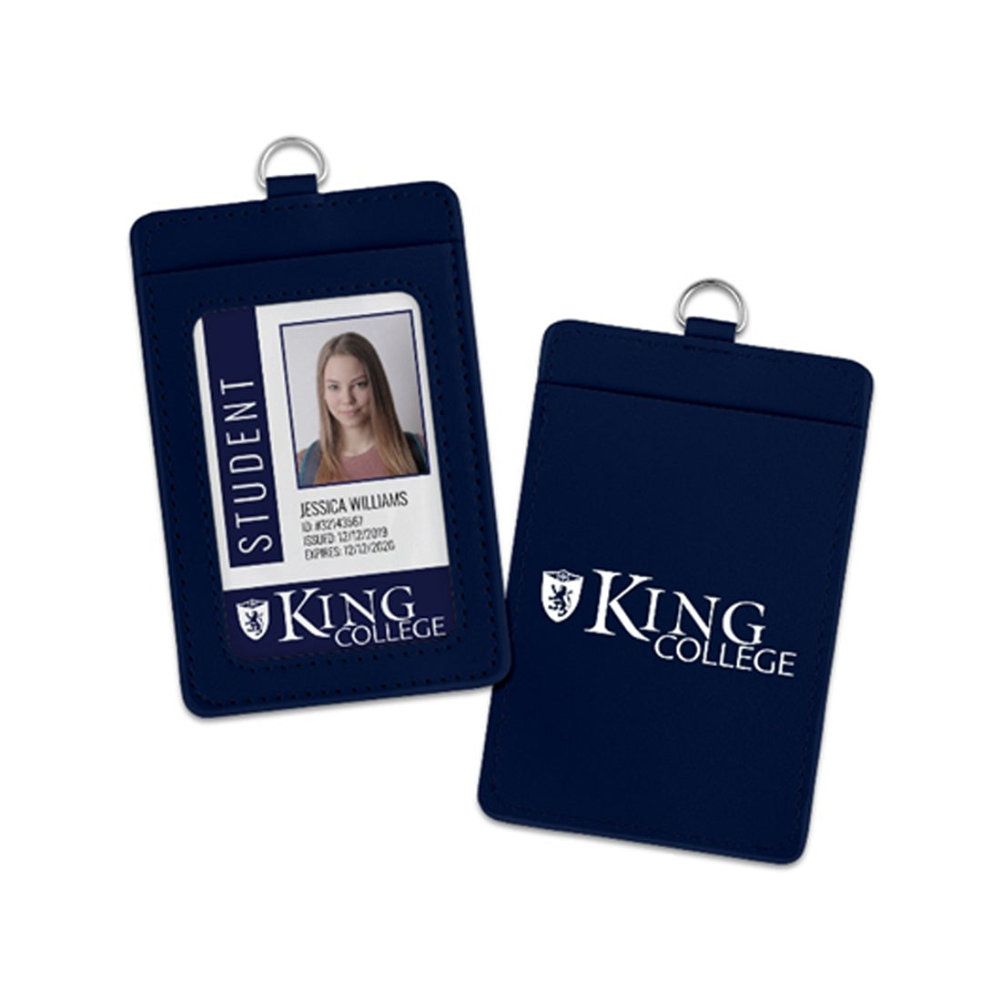 Leatherette ID Badge Holder