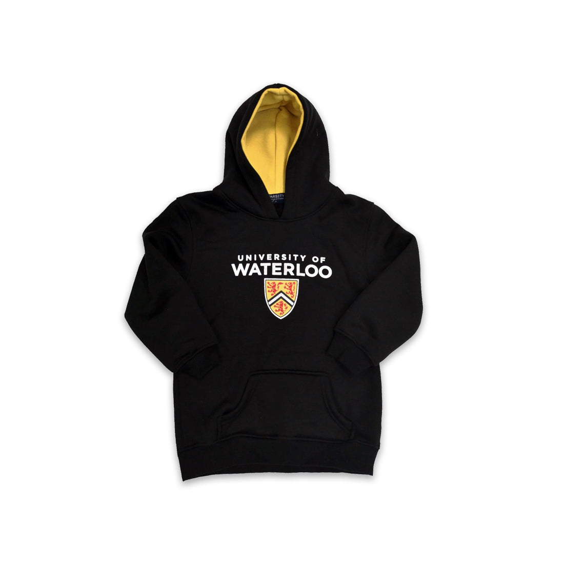 Picture of UWaterloo Toddler Contrast Hoodie Colour: Black