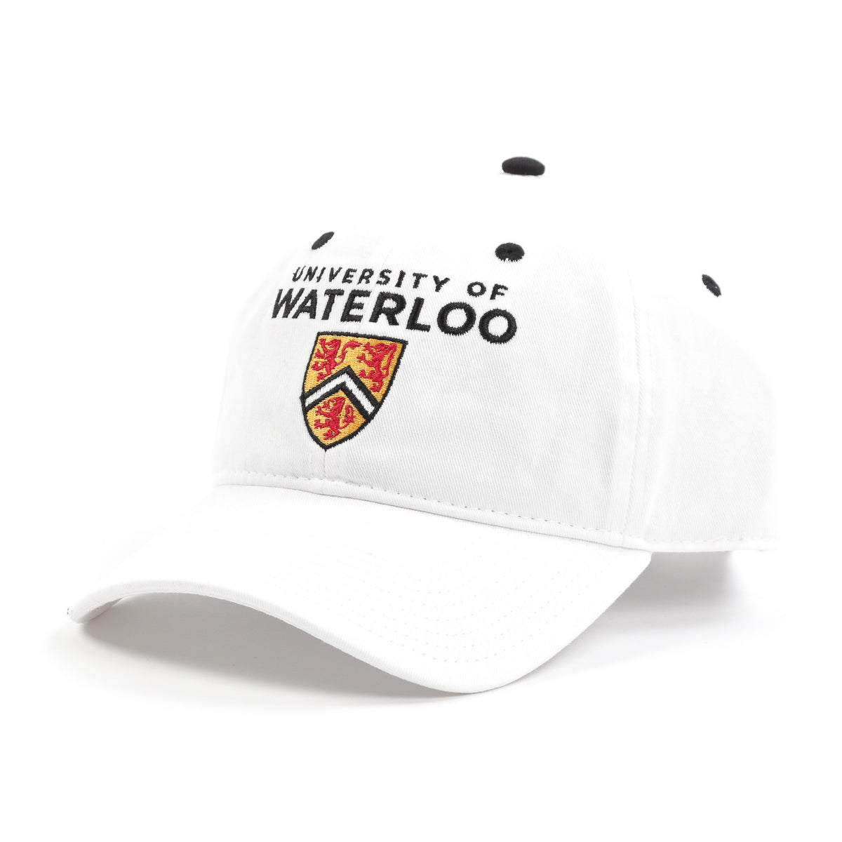 Picture of UWaterloo Pukka Baseball Hat with Full-Colour Logo - White
