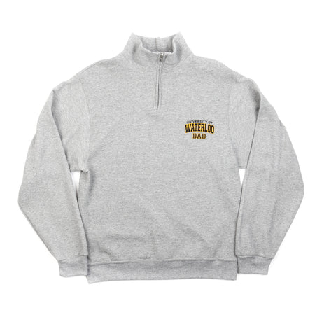 Picture of UWaterloo Dad 1/4 Zip Colour: Grey