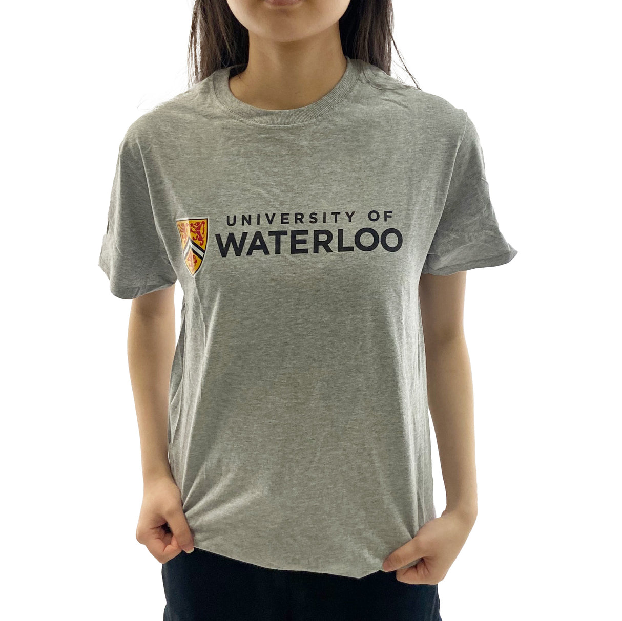 Alternate view of Waterloo-branded Tee Colour: Grey
