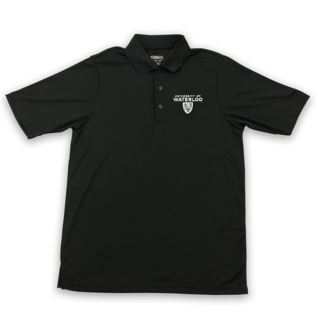 Picture of UWaterloo Golf Shirt Colour: Black