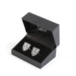 Picture of UWaterloo Cufflinks Shield Colour: Metallic Silver