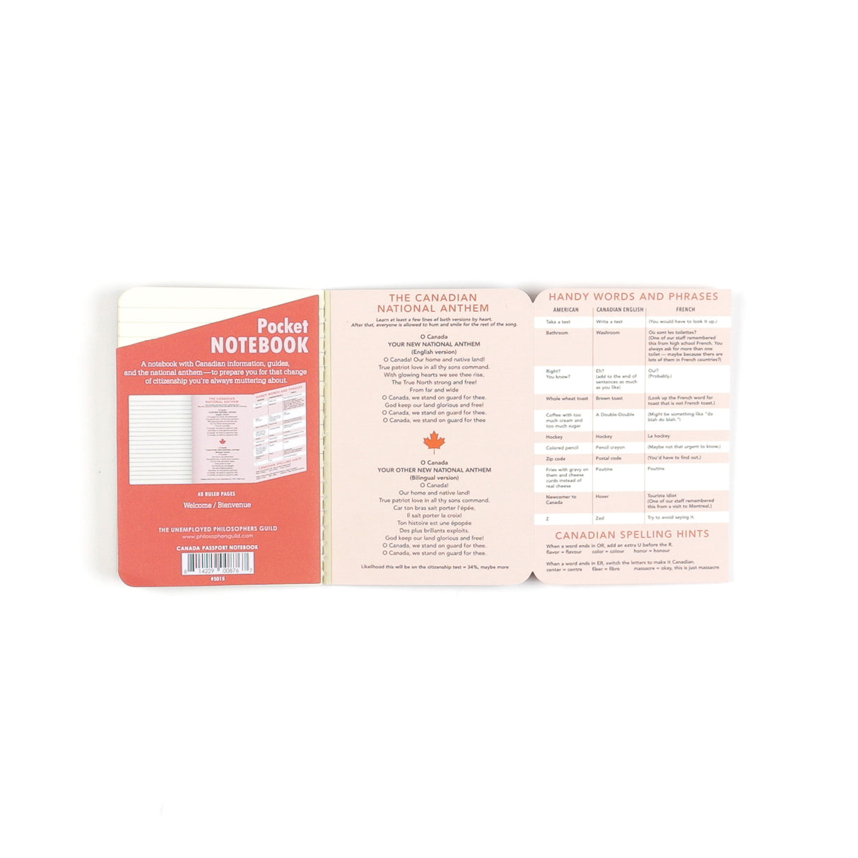 Picture of Canadian Passport Notebook