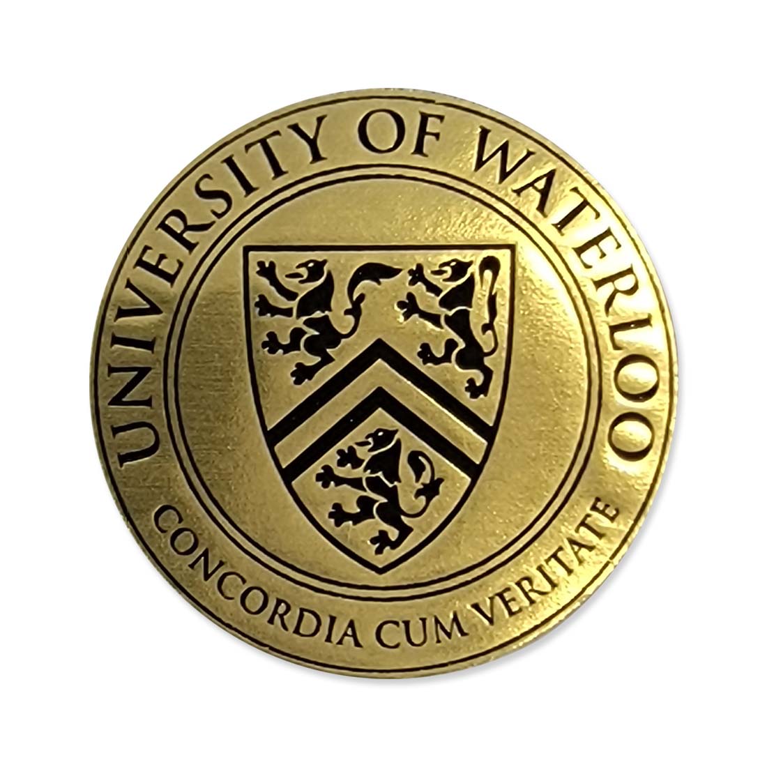 Picture of UWaterloo Sticker Seal Gold