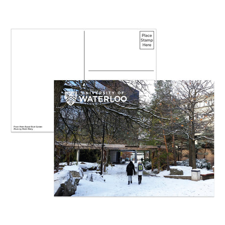 Picture of UWaterloo Postcard Cover rt: Peter ussel ock Garden