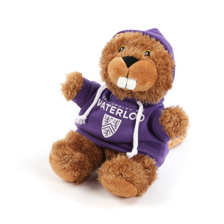 Alternate view of UWaterloo Plush Beaver Colour: Brown