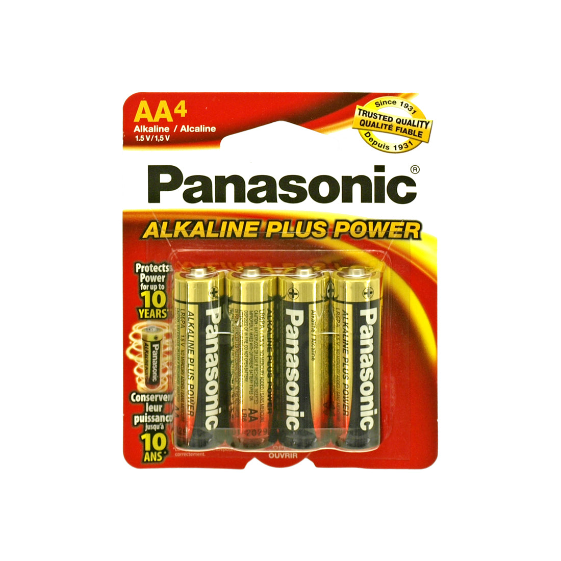 Picture of Panasonic Alkaline Batteries - Aa4Pack