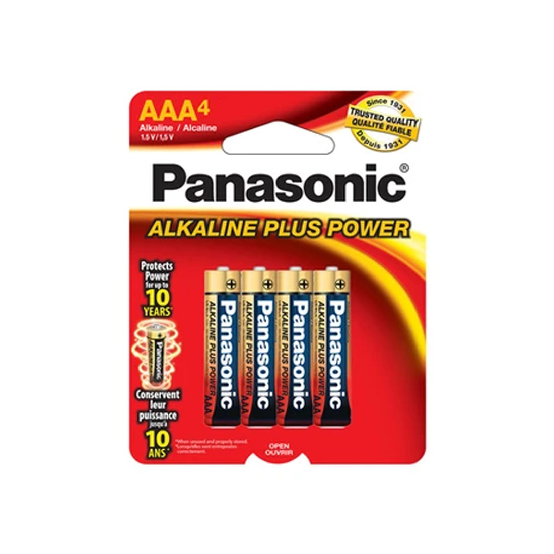 Picture of Panasonic Alkaline Batteries Package: AAA4pack