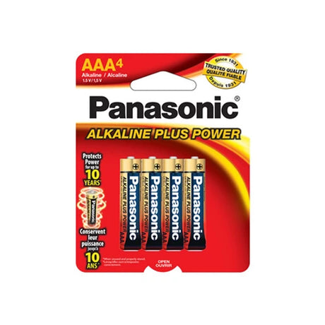 Picture of Panasonic Alkaline Batteries Package: AAA4pack