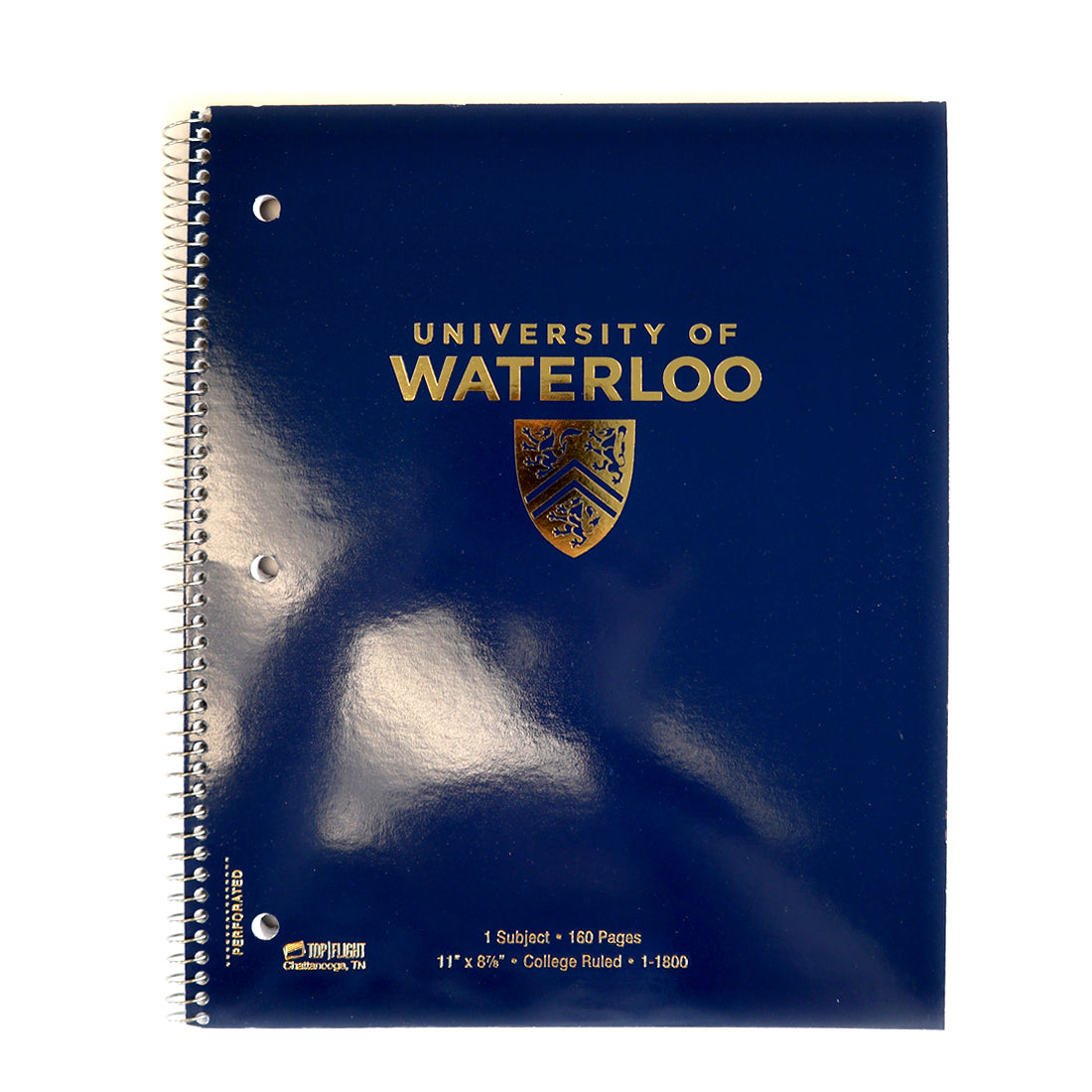 Picture of UWaterloo 1 Subject Notebook - Dark Blue