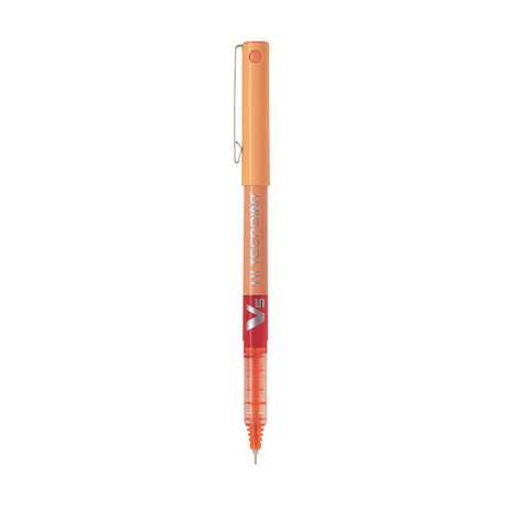 Picture of Pilot V5 Hi-Tecpoint Rollerball Pen Colour: Orange
