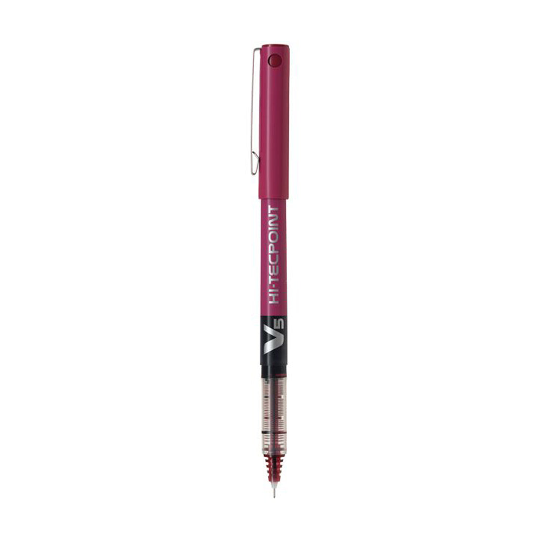 Picture of Pilot V5 Hi-Tecpoint Rollerball Pen - Dark Red