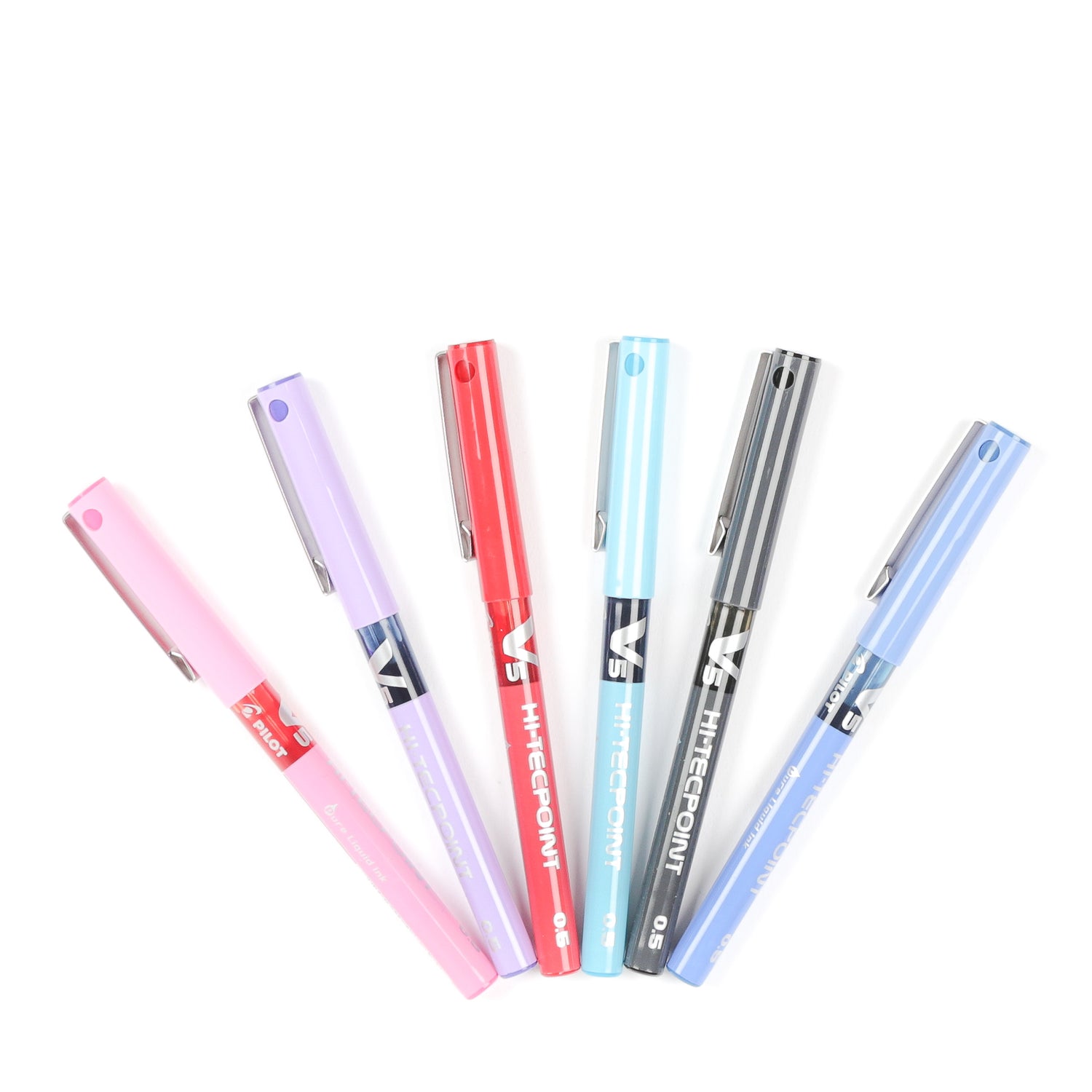 Picture of Pilot V5 Hi-Tecpoint Rollerball Pen Colour: Red