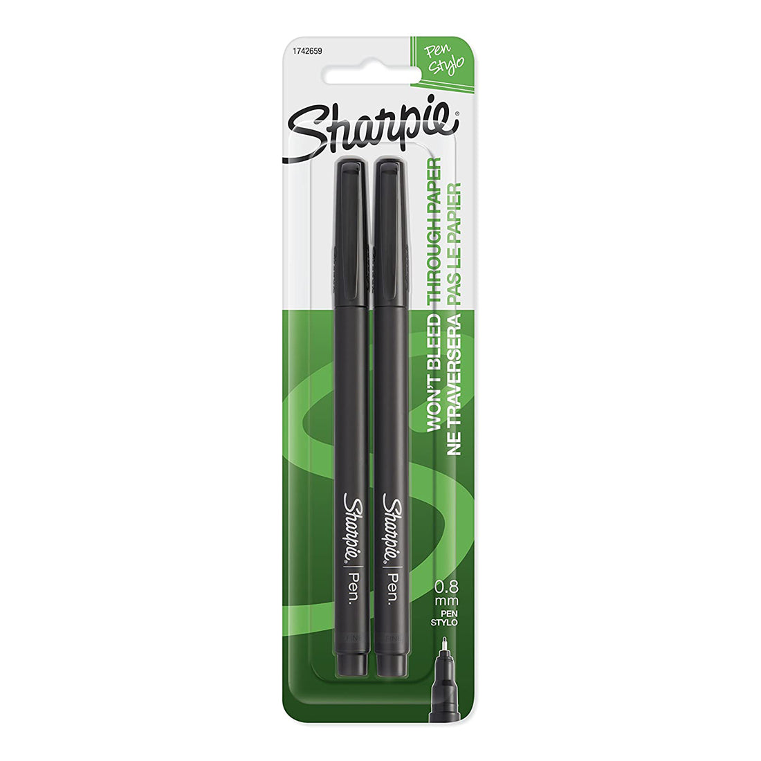 Picture of Sharpie Pens 2/pk - Black