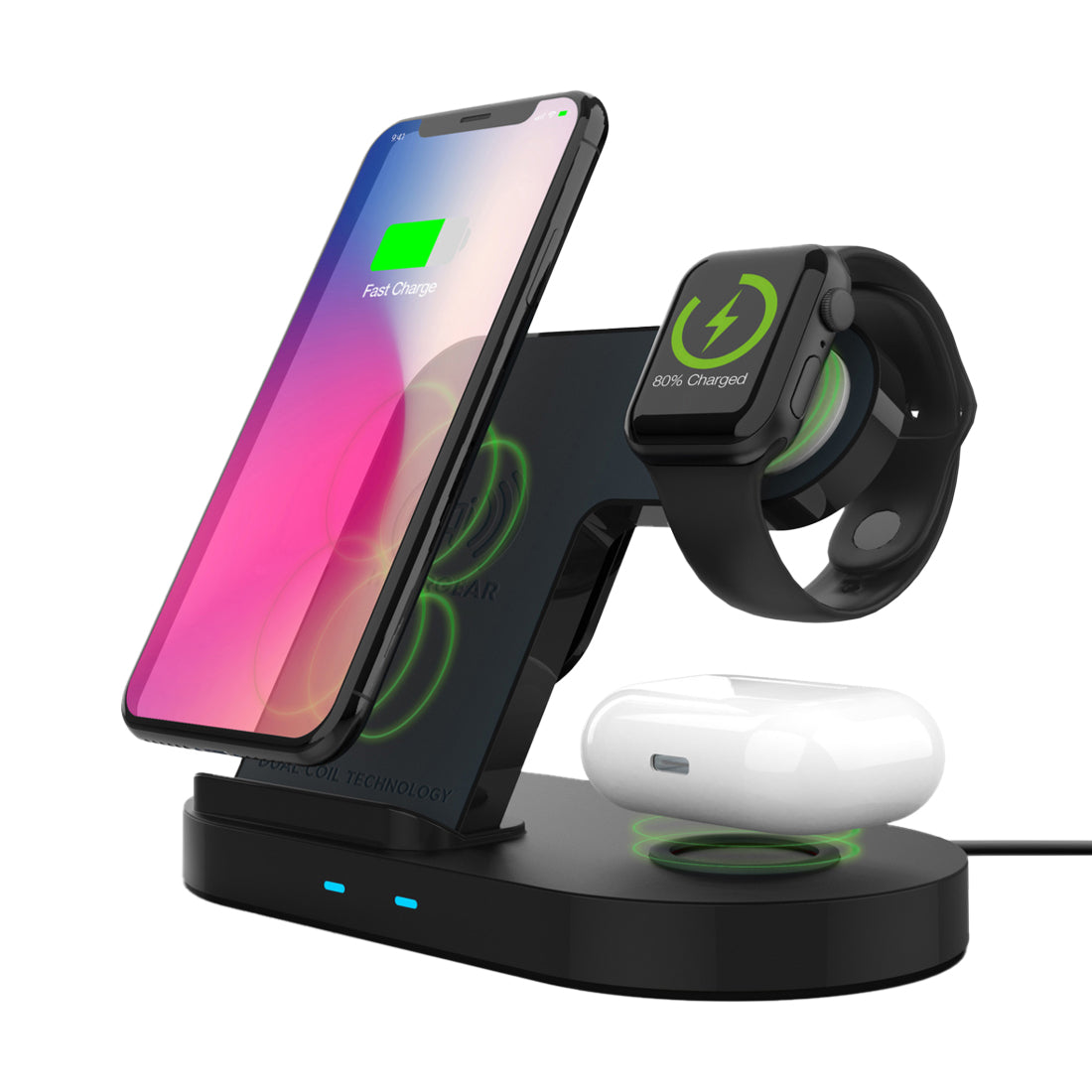 HyperGear Qi Charging Stand 3 in 1