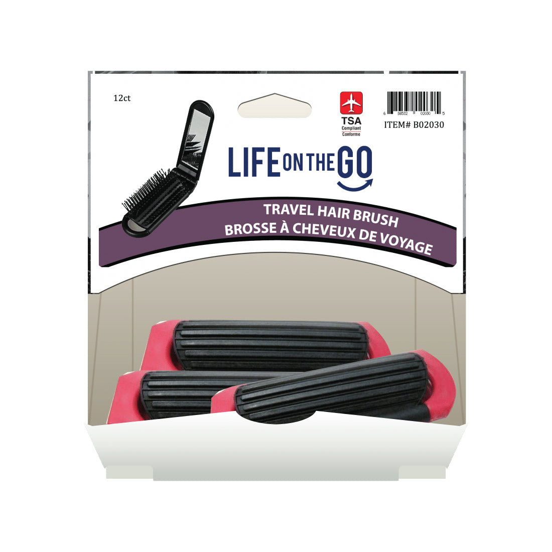 Folding Travel Brush