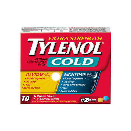 Picture of Tylenol Cold Extra Strength Day and Night