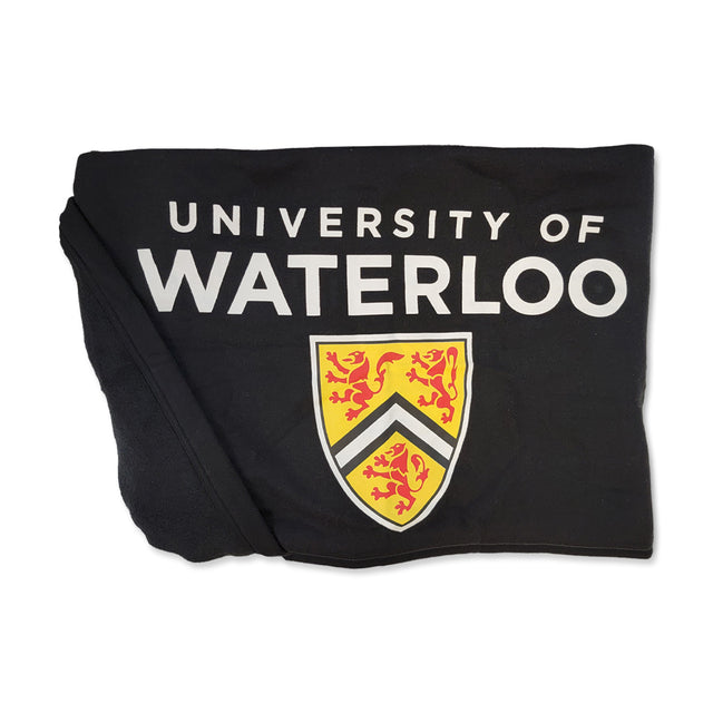 Picture of UWaterloo Fleece Blanket Colour: Black