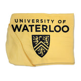 Picture of UWaterloo Fleece Blanket Colour: Yellow