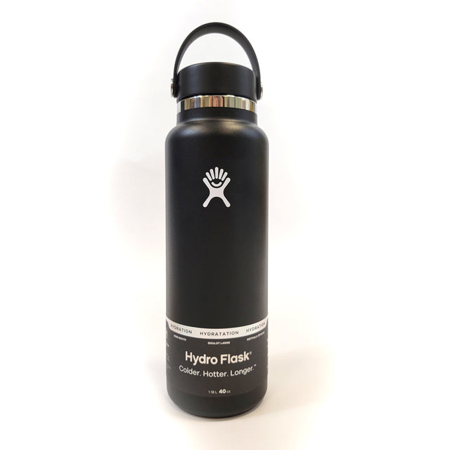 Picture of Hydro Flask Wide Mouth Bottle 40oz Colour: Black