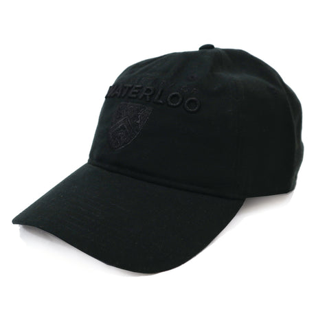Picture of UWaterloo Black Monochrome Dad Hat - Black