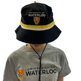 Alternate view of UWaterloo Bucket Hat Colour: Black
