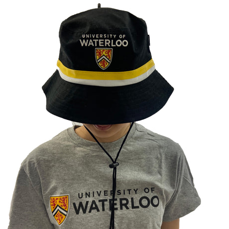 Alternate view of UWaterloo Bucket Hat Colour: Black