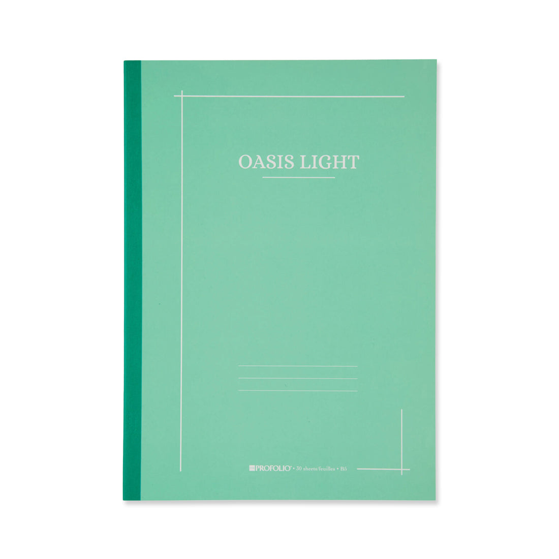 Picture of Profolio Oasis Light Notebook Colour: Green